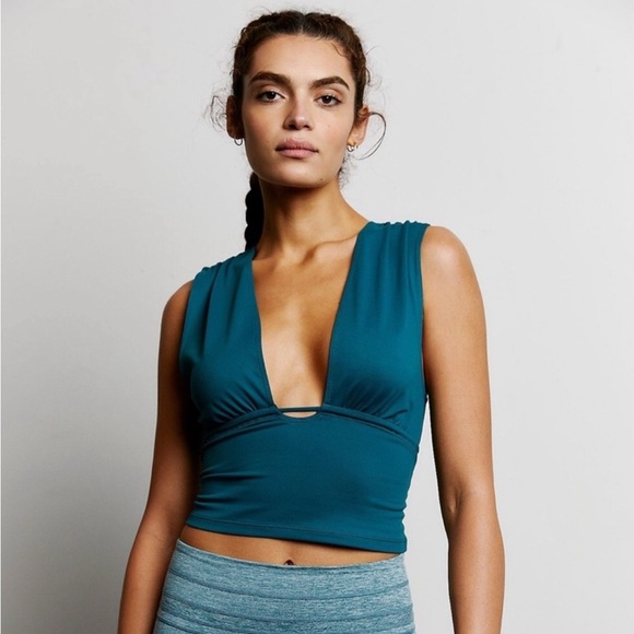 Free People FP Movement Cora Tank in Locust Size Large - Picture 1 of 7